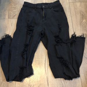 SHEIN Black Skinny Jeans
